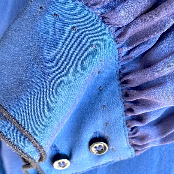 Stunning Navy Bow Blouse in Classic Navy Blue - Picture 4 of 8